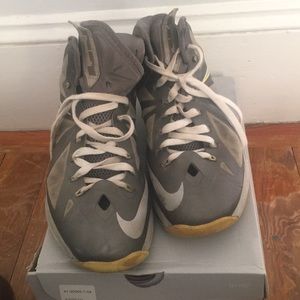 Lebron 10 canary size 12